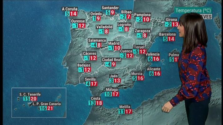 El tiempo en la Comunidad Valenciana - 02/01/19