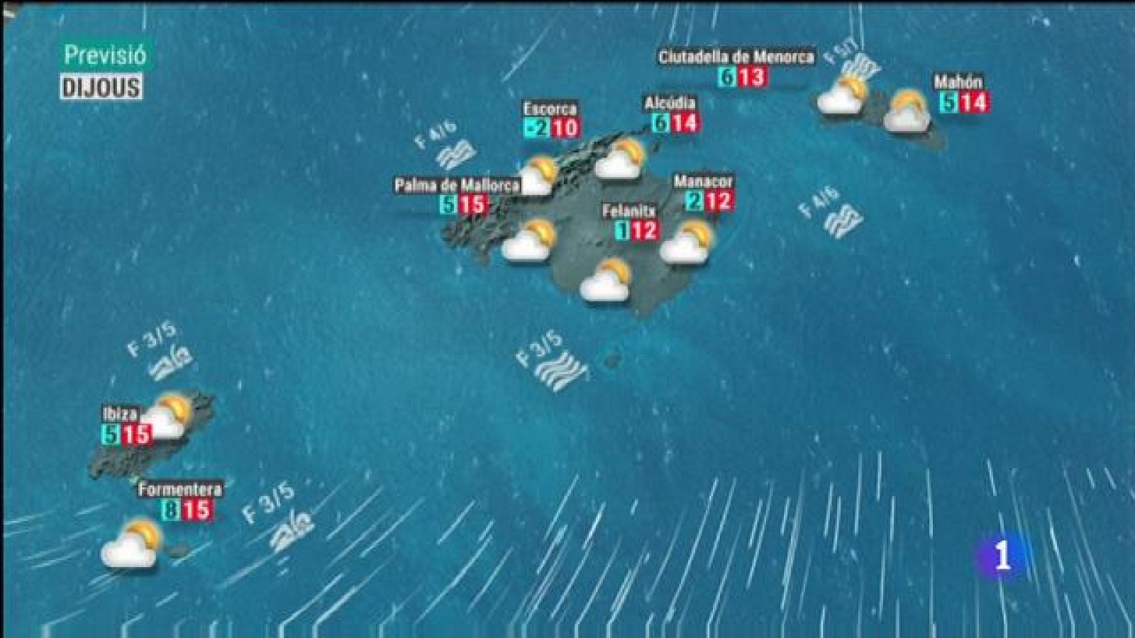 El temps a les Illes Balears - 02/01/19