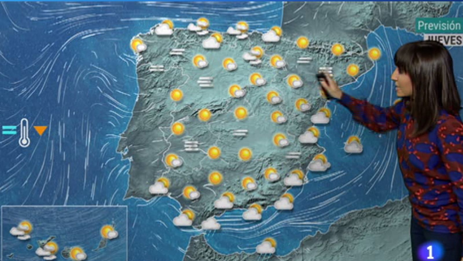 Nieblas y rachas fuertes de viento