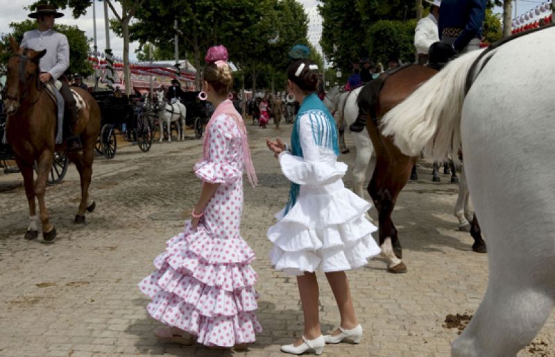  ablar de la Feria de Abril es hablar del traje de flamenca