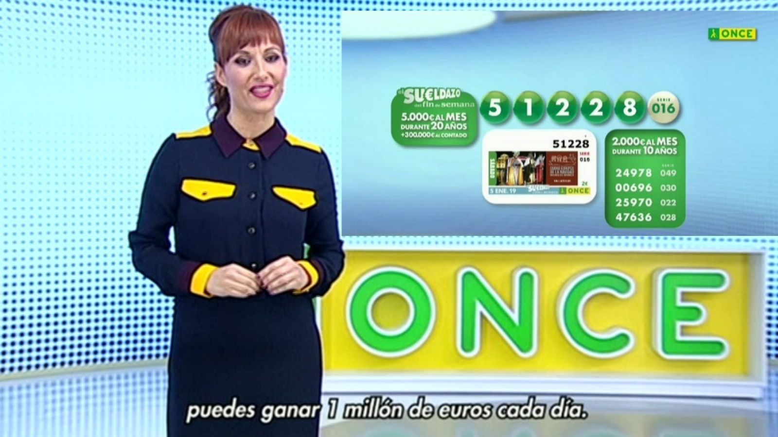 Sorteos ONCE: Sorteo ONCE - 05/01/19 | RTVE Play