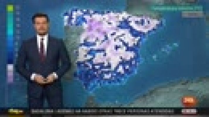 El tiempo - Media España está en riesgo por bajas temperaturas este domingo