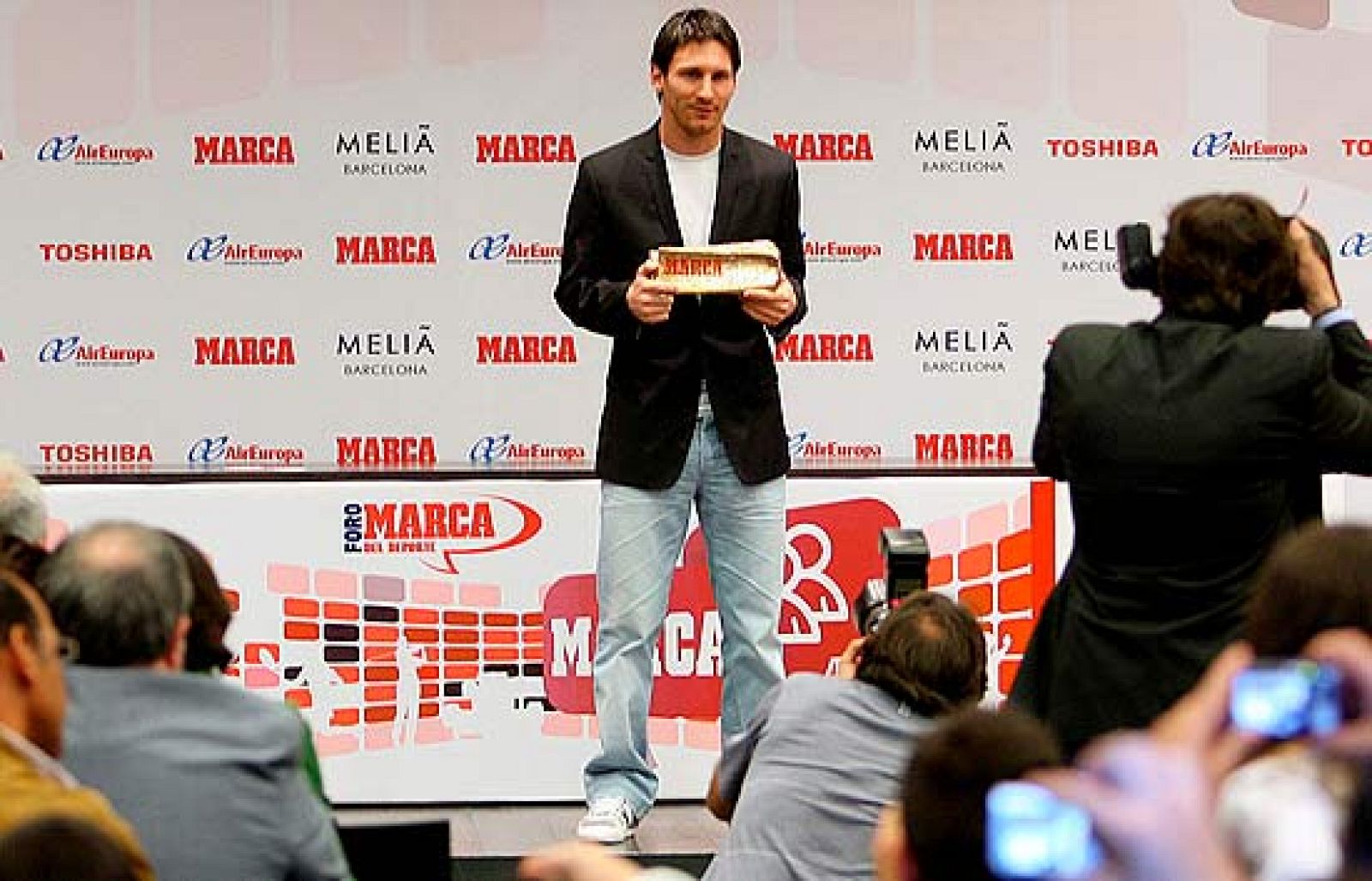 Lionel Messi ha recibido el 'Marca Leyenda' del diario deportivo Marca.