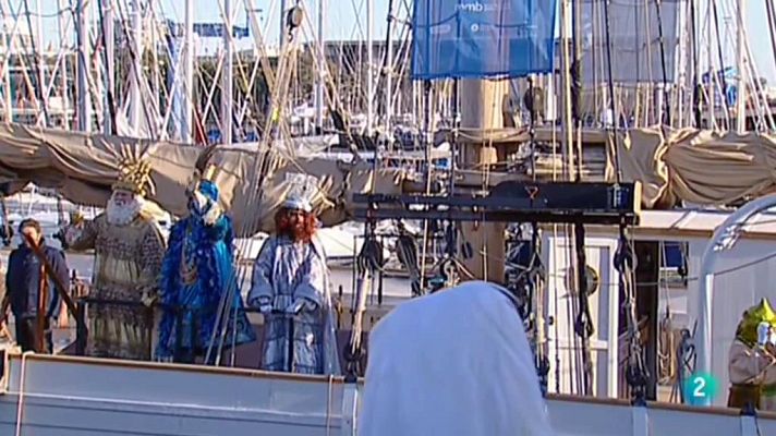 Especials en català - L'arribada dels Reis Mags al Port de Barcelona
