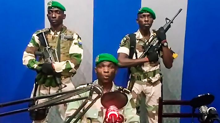 Aparente golpe de Estado en Gabón