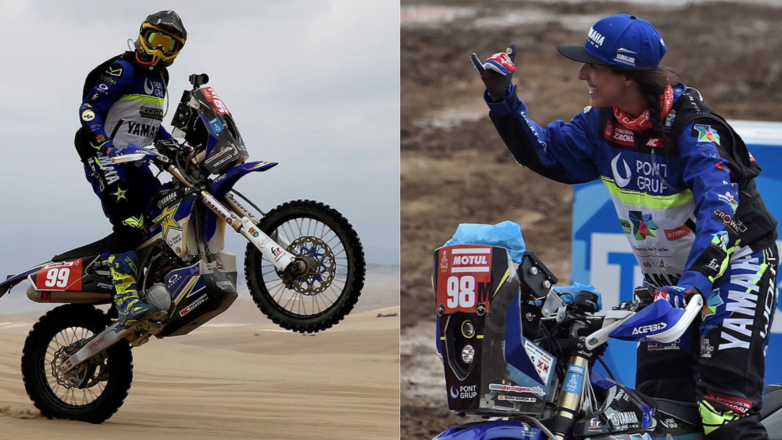 Dakar 2019 - Sara García y Javi Vega, una pareja unida por el reto del Dakar - RTVE.es