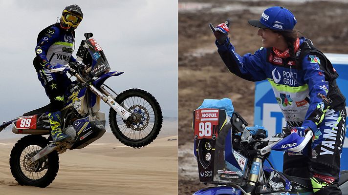 Sara García y Javi Vega, una pareja unida por el reto del Dakar