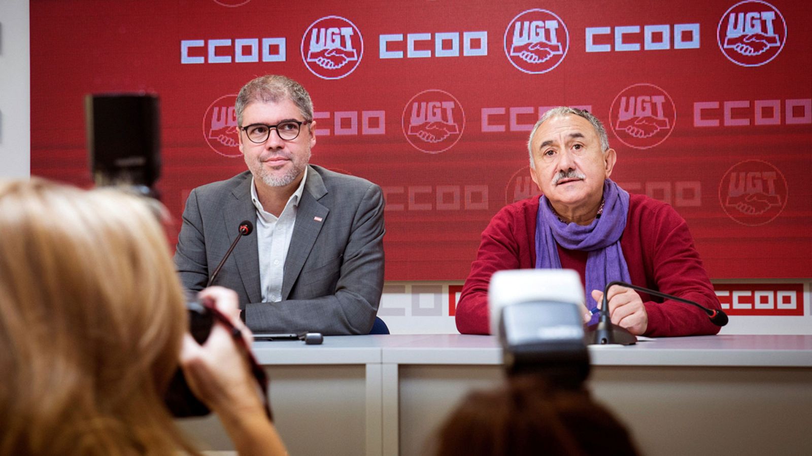 CC.OO. y UGT anuncian movilizaciones para el 8 de febrero por los salarios, la reforma laboral y las pensiones