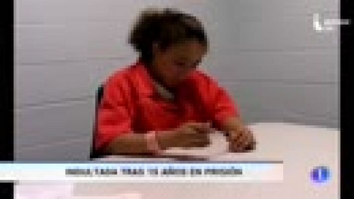 Telediario 1 - Indultada una mujer condenada a cadena perpetua en EE.UU. por matar al hombre que pagó para tener sexo con ella