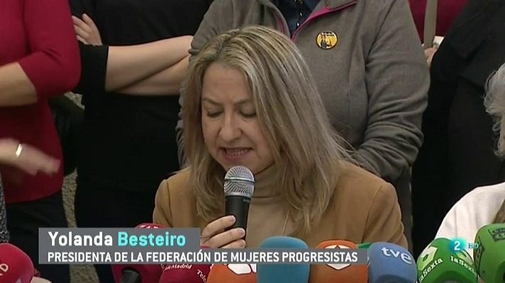 La 2 Noticias - Manifiesto feminista contra VOX