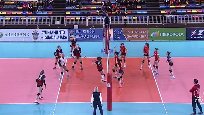 Voleibol - Clasificación Cto. de Europa Fem.: España - Letonia