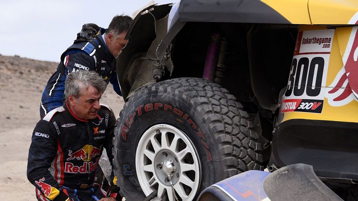 Dakar - Así es el agujero donde se averió el coche de Sainz