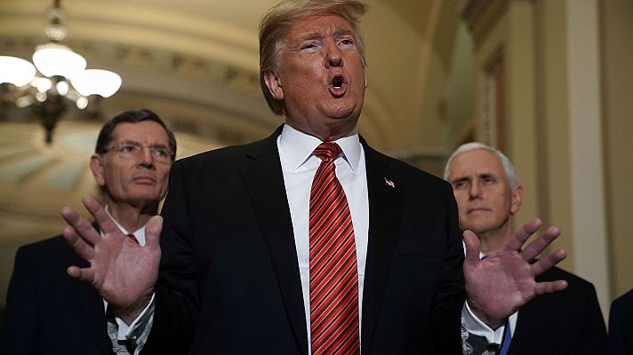Telediario 1 - Trump da un portazo a los demócratas en la reunión para desbloquear el cierre parcial de la Administración
