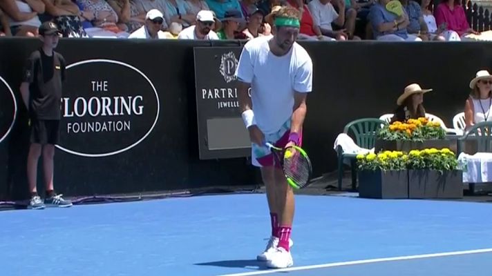 Tenis - ATP Auckland 1/4 Final: L. Mayer - T. Sandgren