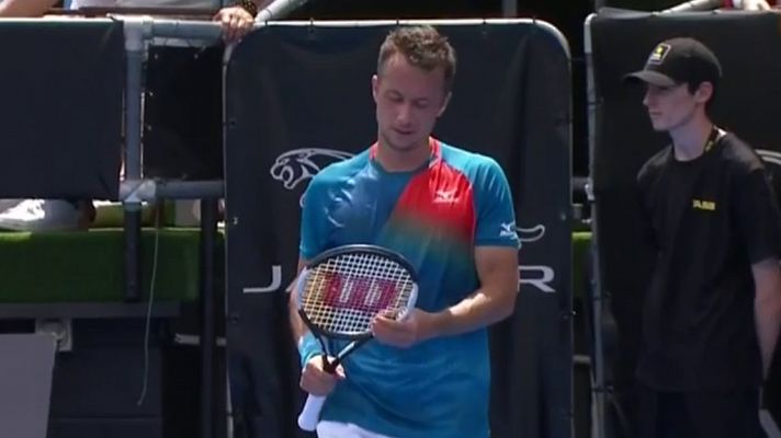 ATP Auckland 1/4 Final: P. Kohlschreiber - F. Fognini