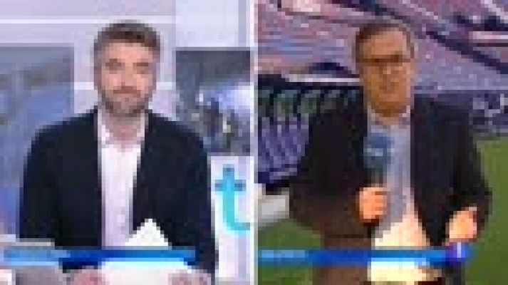 Telediario 1 - El Barça, sin Messi ni Suárez, para enfrentarse al Levante