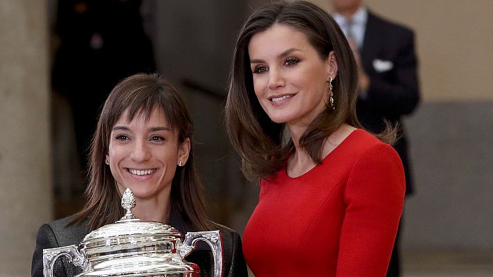 Telediario 1 - Sandra Sánchez, Nadal, Rahm y María Vicente reciben los Premios Nacionales del Deporte