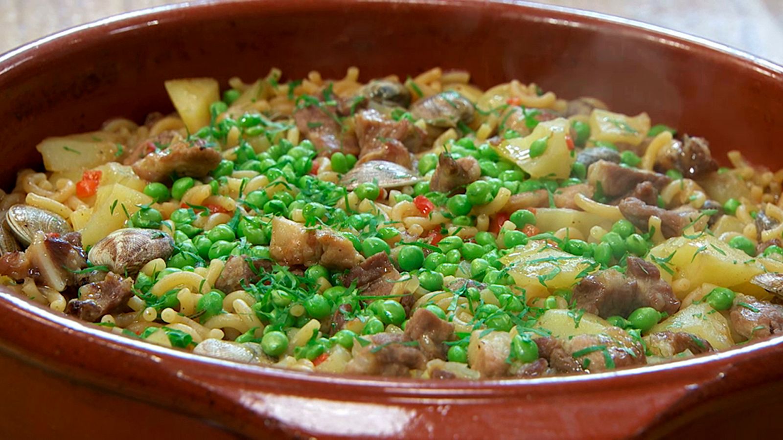 Torres en la cocina - Fideos a la cazuela con carne