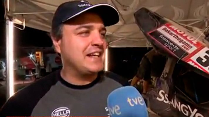 Dakar - Los pilotos del equipo Ssangyong confían en mejorar su actuación el año pasado