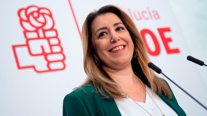 Telediario 1 - Susana Díaz no se va y liderará la oposición en Andalucía
