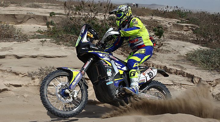Dakar - Lorenzo Santolino, el mejor motorista novato del Dakar