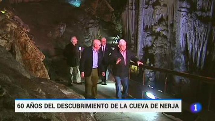 Telediario 1 - Hace 60 años cinco jóvenes descubrieron la Cueva de Nerja