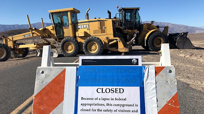 Telediario 1 - El cierre parcial de la Administración Trump se convierte en el más largo de la historia del país