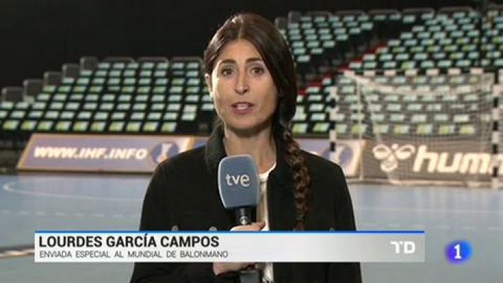 Telediario 1 - España aspira a su segunda victoria ante Islandia