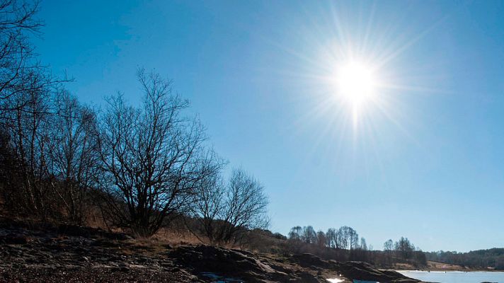 Aumento de temperaturas en Península y Baleares y viento en noreste