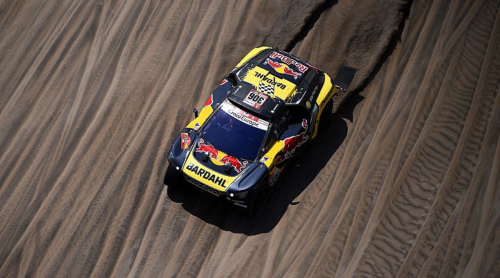 Telediario 1 - Sebastian Loeb gana la sexta etapa del Dakar