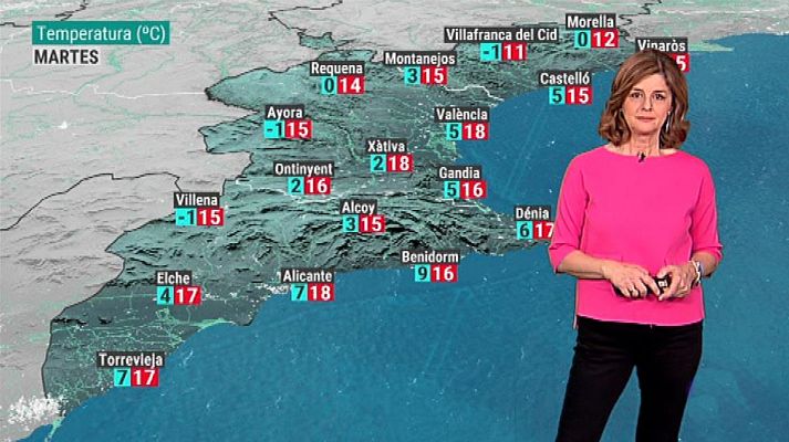 L'informatiu - Comunitat Valenciana - El tiempo en la Comunidad Valenciana - 14/01/19