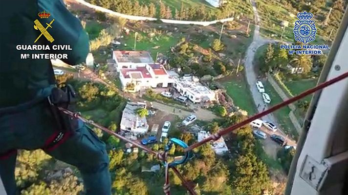 Telediario 1 - Narcotráfico: Desarticulada en Cádiz una red de tráfico de hachís a gran escala