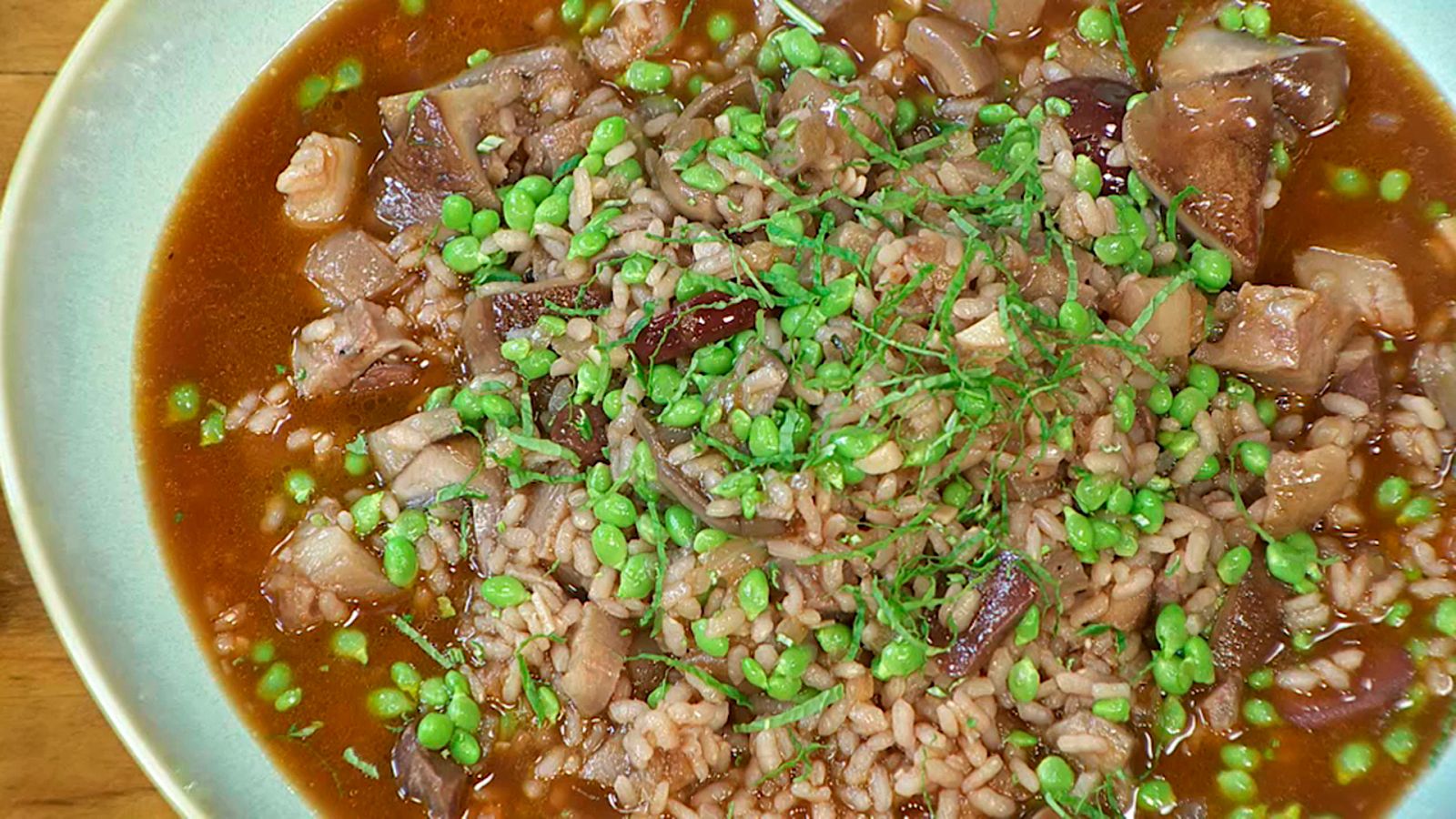 Torres en la cocina - Arroz de morro y setas