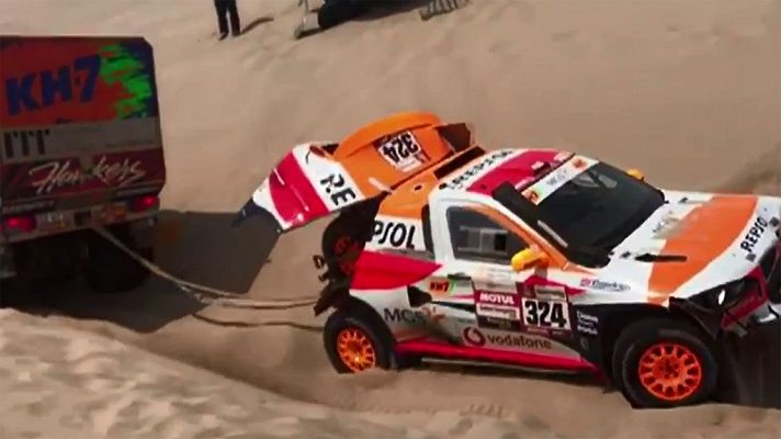 Dakar - El susto de Isidre Esteve