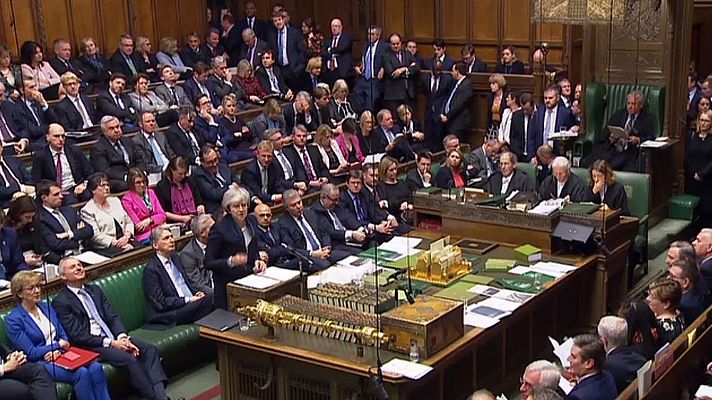 El Parlamento británico rechaza el acuerdo del 'Brexit' 