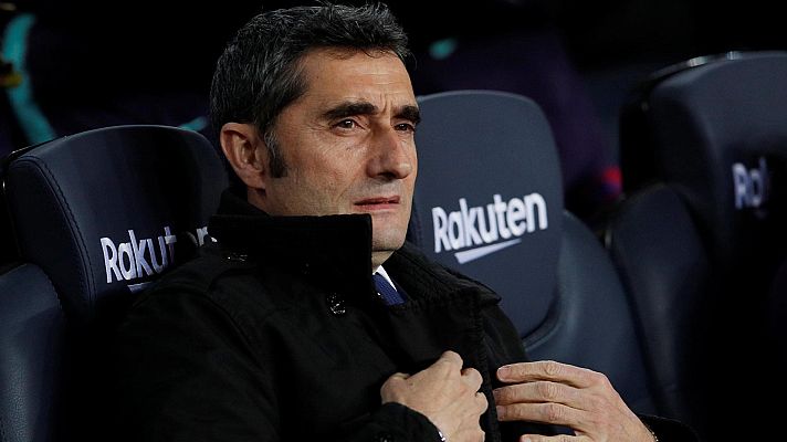 Telediario 1 - Bartomeu garantiza la continuidad de Valverde y de Alba