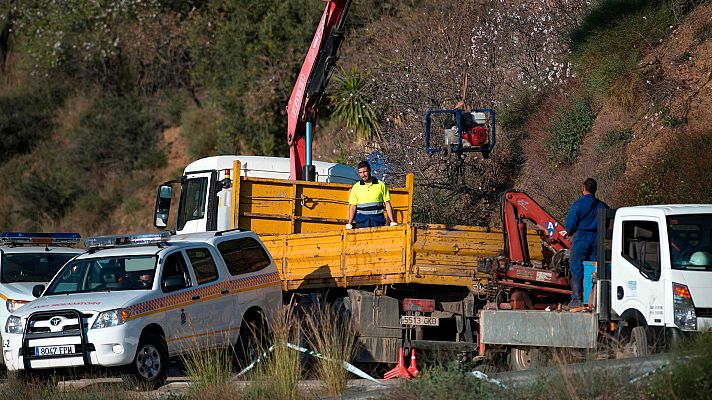 Telediario 1 - El rescate de Julen avanza con la preparación del terreno antes de excavar los túneles