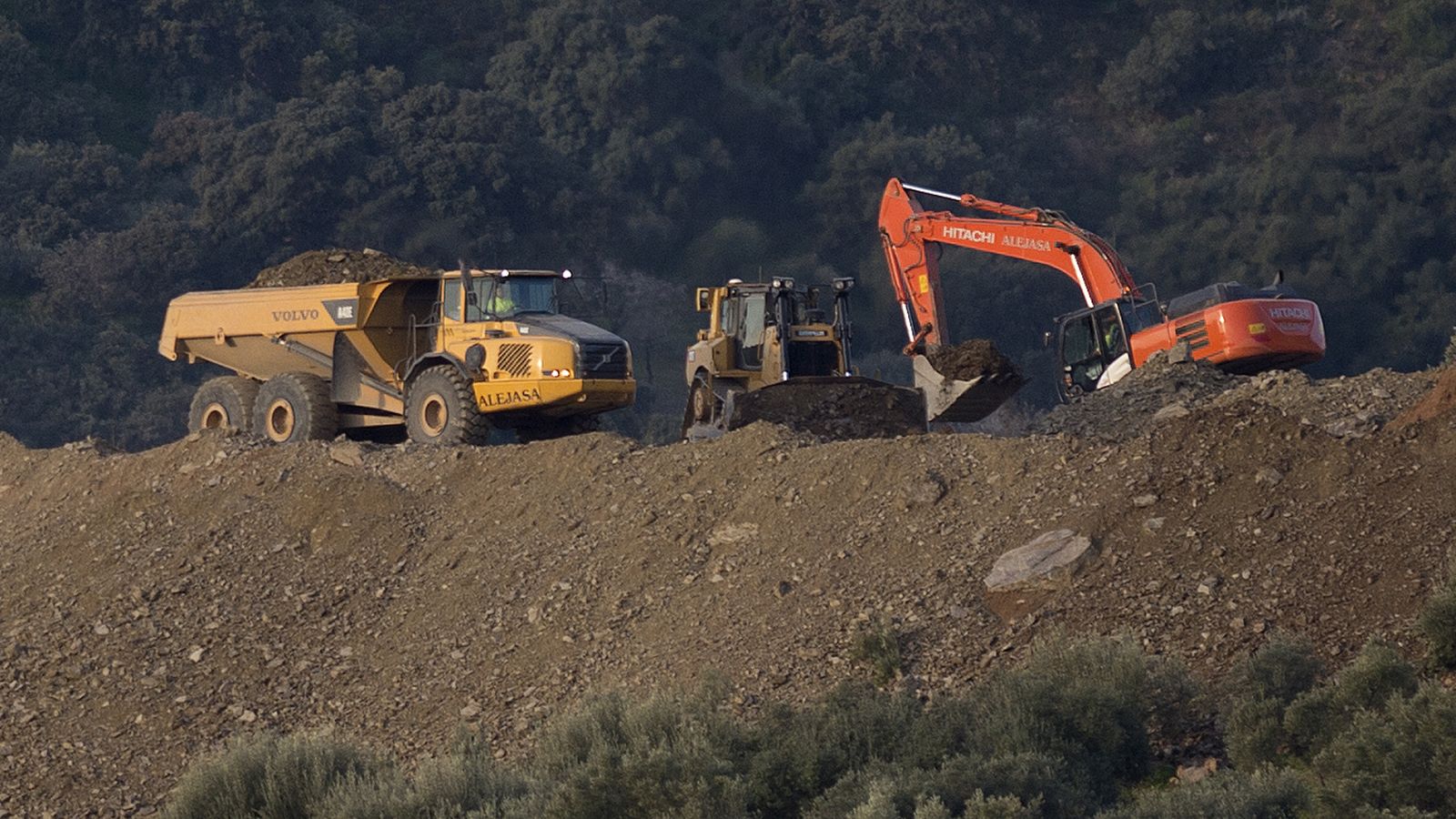 Rescate de Julen: Aplazan la construcción del túnel horizontal por la inestabilidad del terreno y siguen con el vertical - RTVE.es