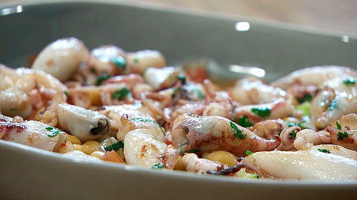 Garbanzos a la mediterránea