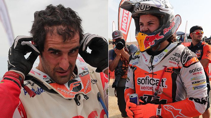 Dakar - Oriol Mena y Laia Sanz, los mejores españoles en motos