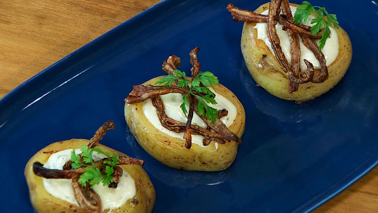 Torres en la cocina - Patatas rellenas de fondue