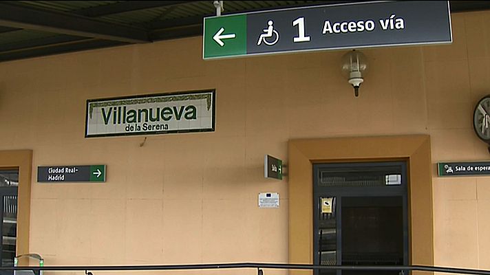 Telediario 1 - Los extremeños insisten en pedir mejoras en la red ferroviaria