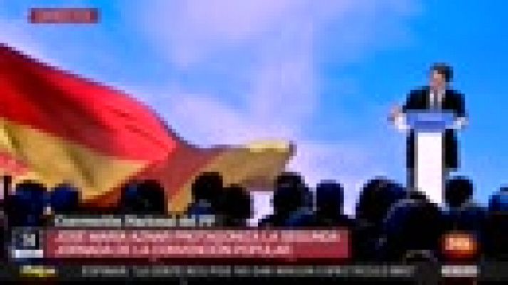 Informativo 24h - Aznar: "Estamos lejos de las modas políticas estridentes, por eso estamos lejos del griterío de los alborotadores"