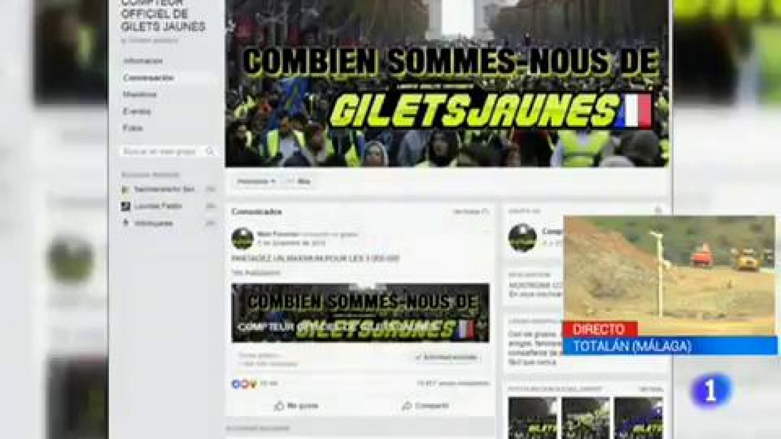 Telediario 1: Nueva protesta en Francia de los chalecos amarillos  | RTVE Play