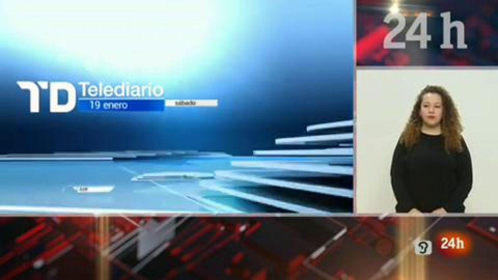 Telediario 1: Telediario - 21 horas - 19/01/19 - Lengua de signos | RTVE Play