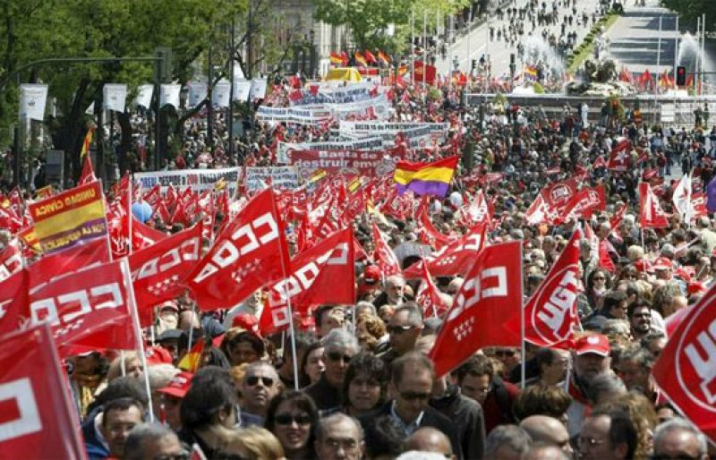  Manifestación del Día del Trabajo en Madrid