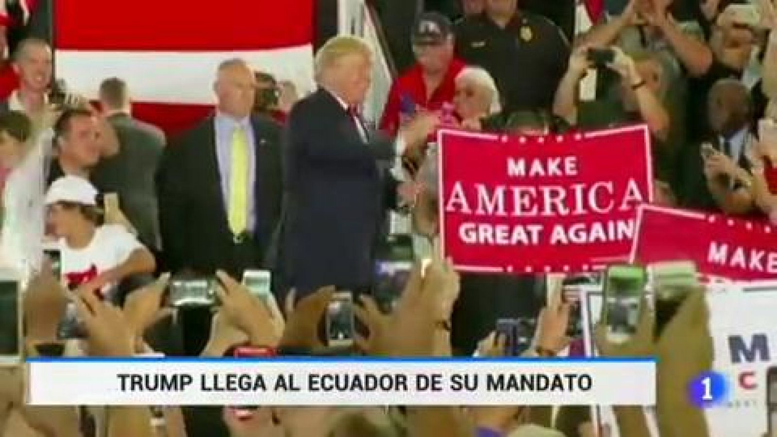 Telediario 1: Dos años con Trump en la Casa Blanca  | RTVE Play