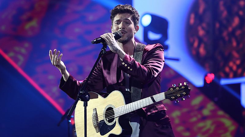 Eurovisión 2019 - Carlos Right canta "Se te nota" en la Gala OT Eurovisión
