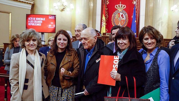 Parlamento - Homenaje en le Senado a los republicanos exiliados