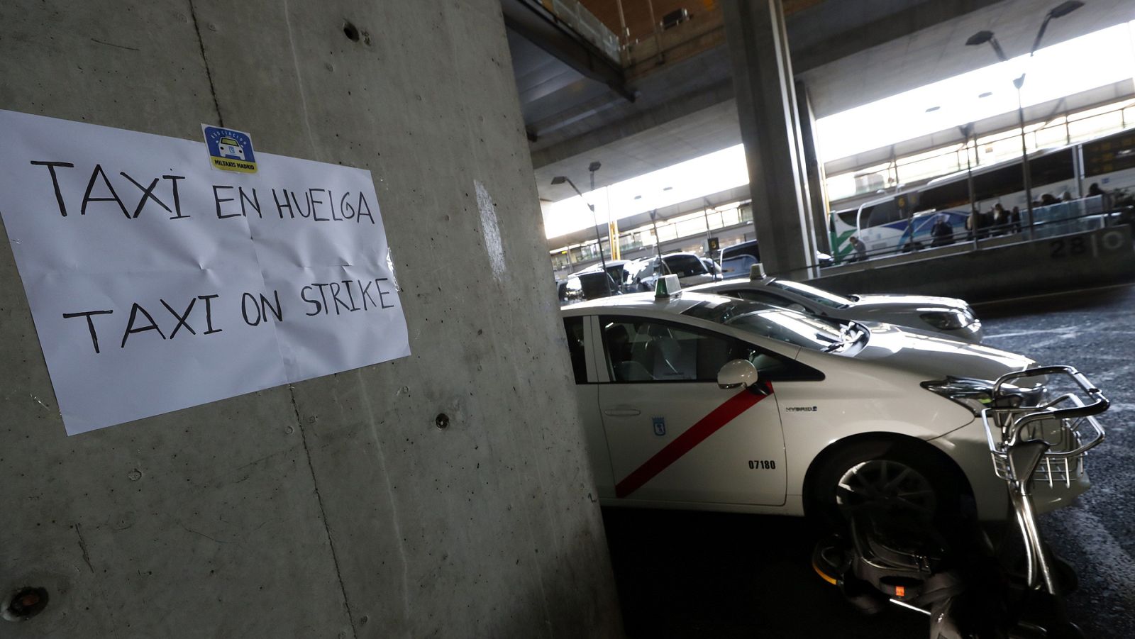 Los taxistas de Madrid y Barcelona siguen con sus reivindicaciones